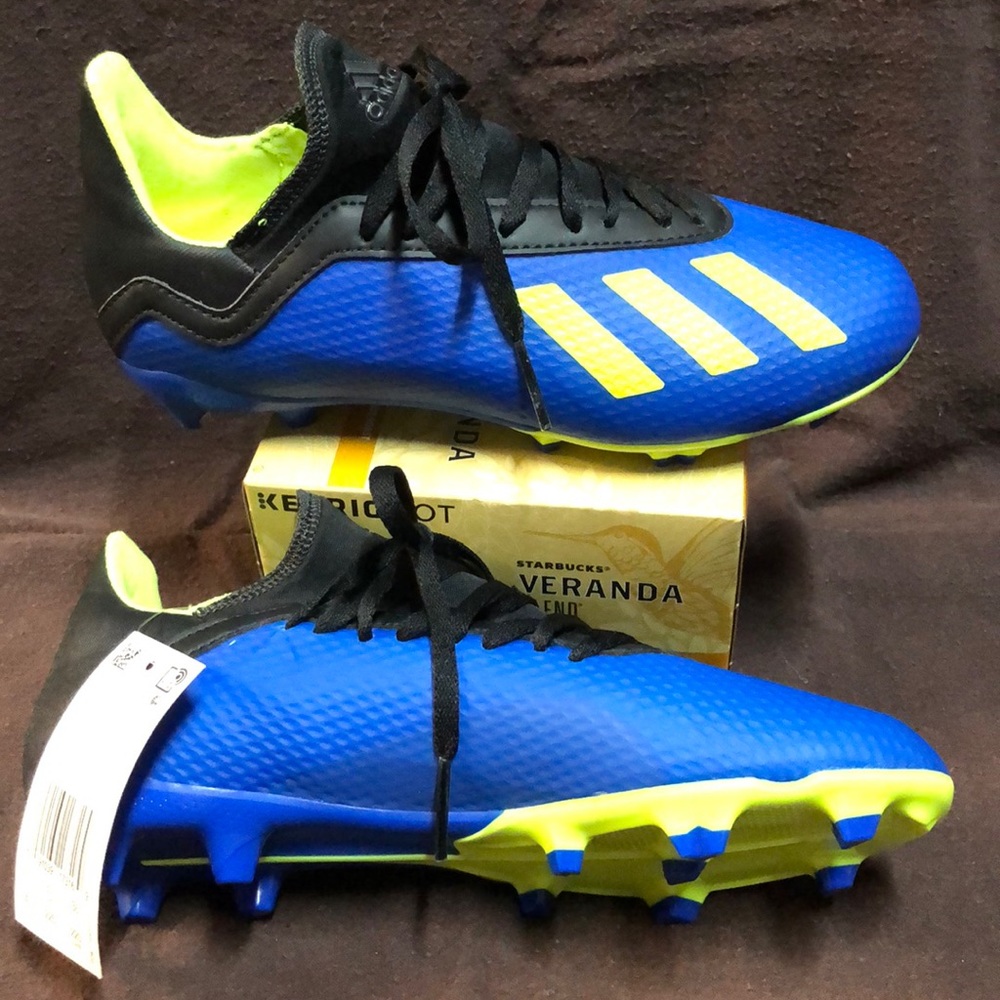 Kids Adidas X 18.3 FG J Soccer Cleats Girls Boys